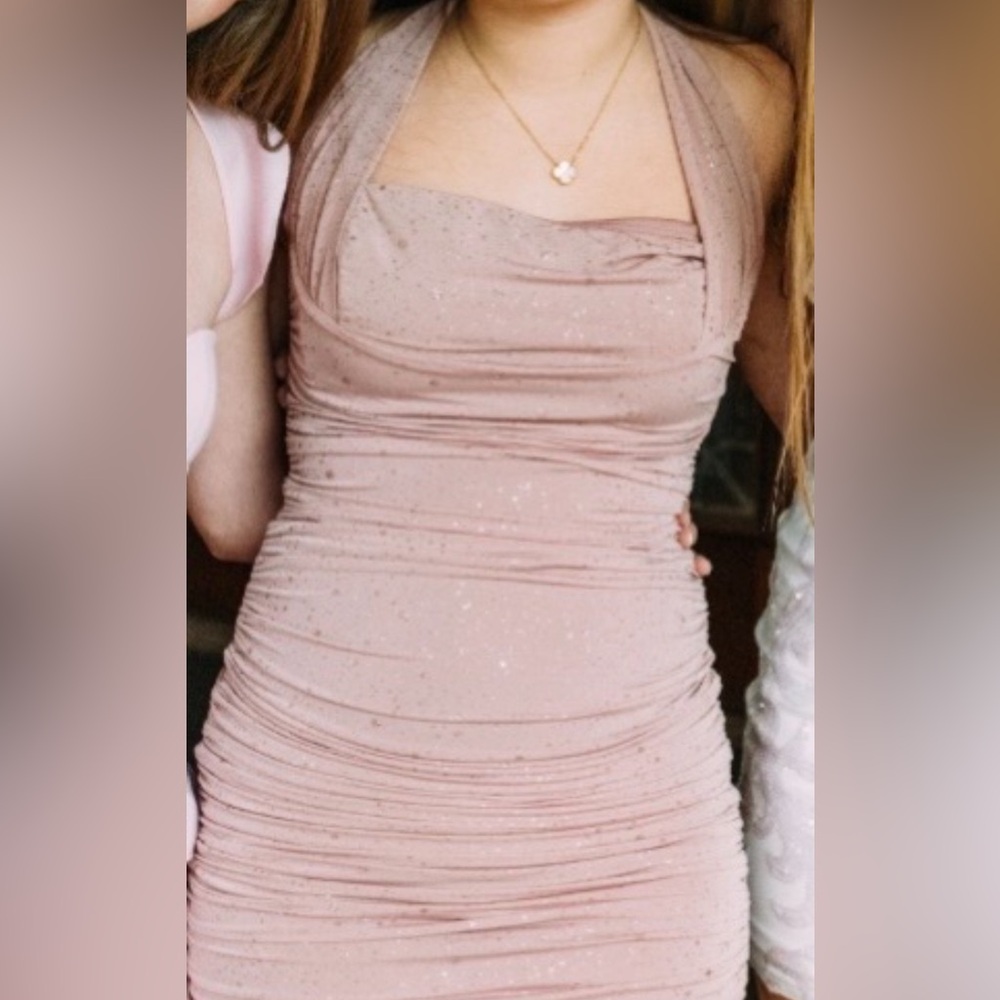 Lucy in the sky Minnie Sparkly Halter Dress - SOLD OUT IN STORE
